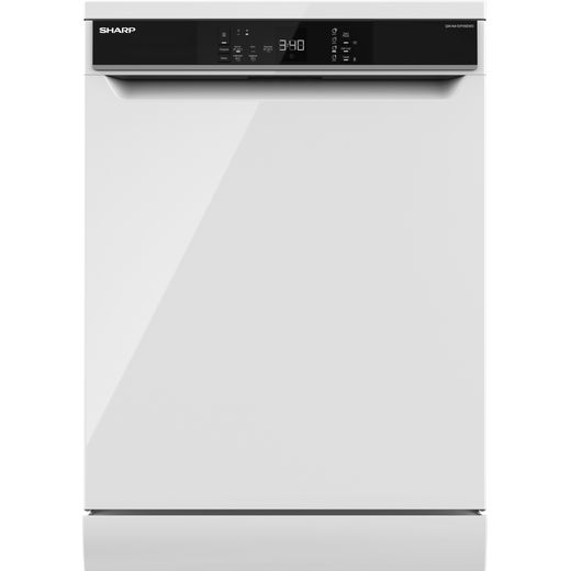 Sharp QW-NA1DF45EWO-EN Standard Dishwasher - White - E Rated